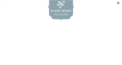 Desktop Screenshot of derosedesigns.ca